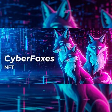 Banner: NFT collection "CyberFoxes"