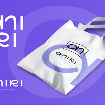 ANIRI логотип, фирменный стиль и Гайдлан