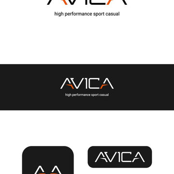 Логотип AVICA (Sport casual - одежда и обувь спортивного стиля)