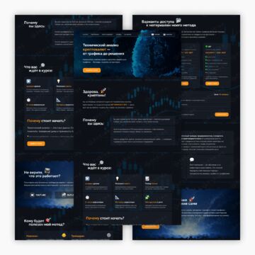Сайт онлайн-курса с кабинетом на Tilda для Не тормози с BTC