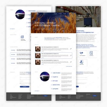 Редизайн корпоративного сайта на Tilda для Agrotorf KG