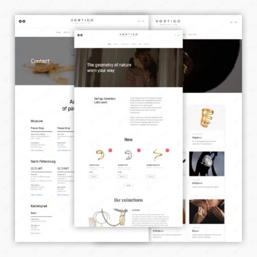 доработка интернет-магазина на Tilda для Vertigo Jewellery Lab