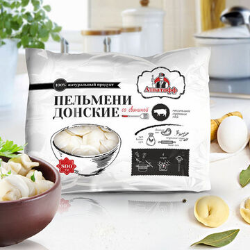 дизайн упаковки пельменей