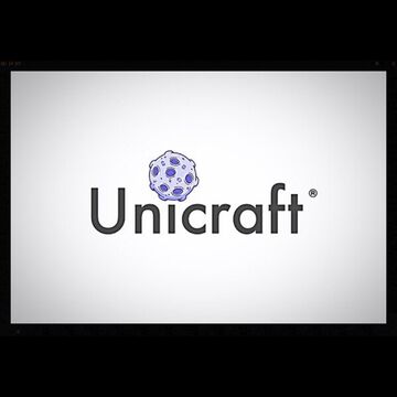 Университетская работа. Логотип для студии видеоигр "Unicraft"