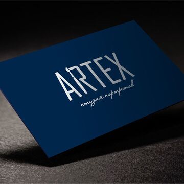 Логотип для студии портретов на холсте "ARTEX"