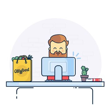 Иллюстрации для компании "Ollyfood"