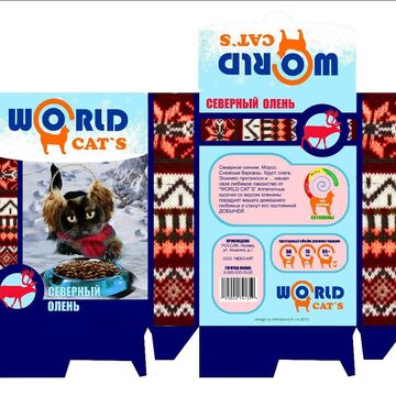 Упаковка корма для кошек "World cat`s" оленина