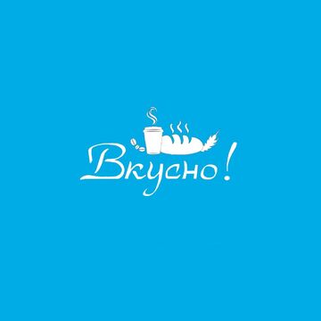 Эскиз логотипа кафе