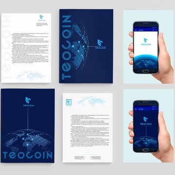Фирменный стиль компании TeoCoin