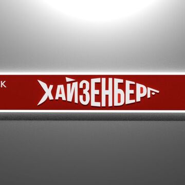 вывеска для магазина "Хайзенберг"