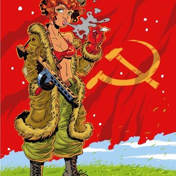 девушка солдат