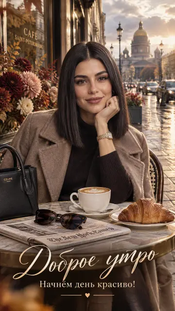 Утреннее кафе в Санкт-Петербурге