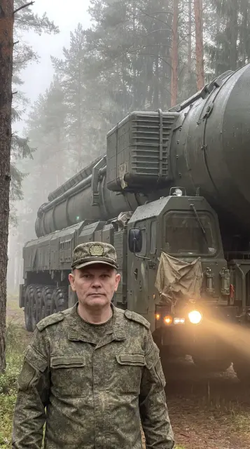 Офицер-ракетчик у установки Ярс