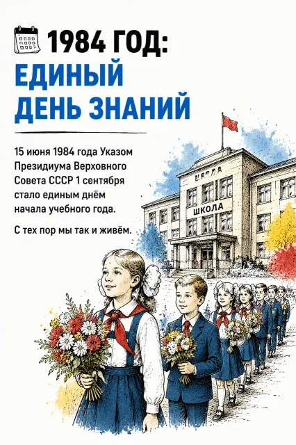 История 1 сентября: от Нового года до Дня знаний, изображение 5 из 7