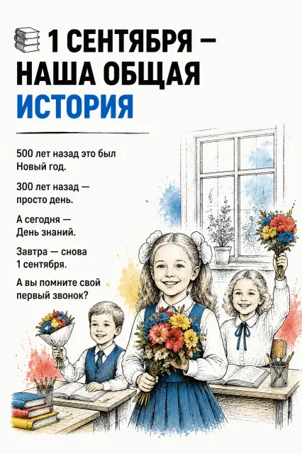 История 1 сентября: от Нового года до Дня знаний, изображение 7 из 7