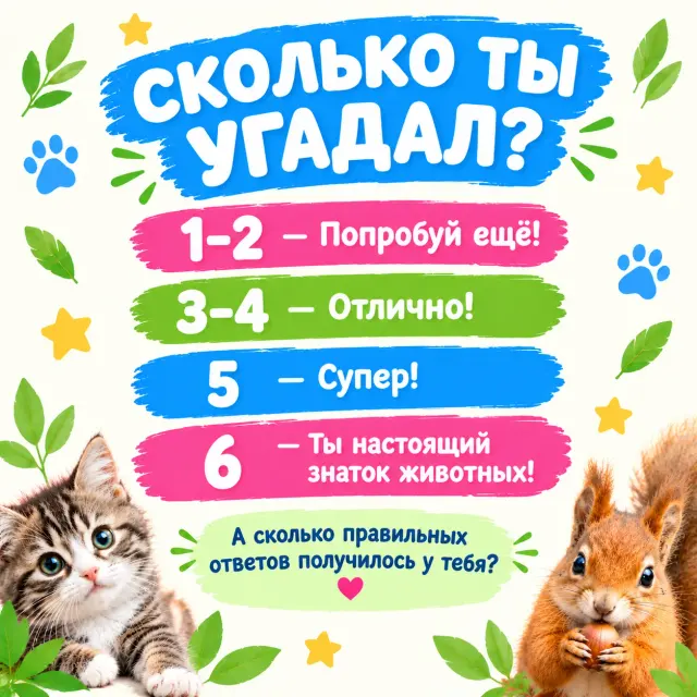 Правда или миф? Викторина про животных, изображение 6 из 6
