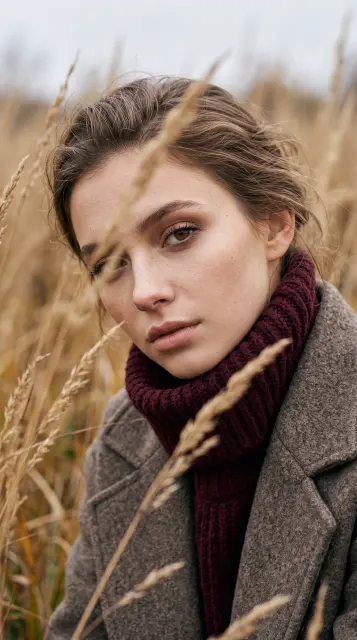 Осенний портрет в стиле Vogue