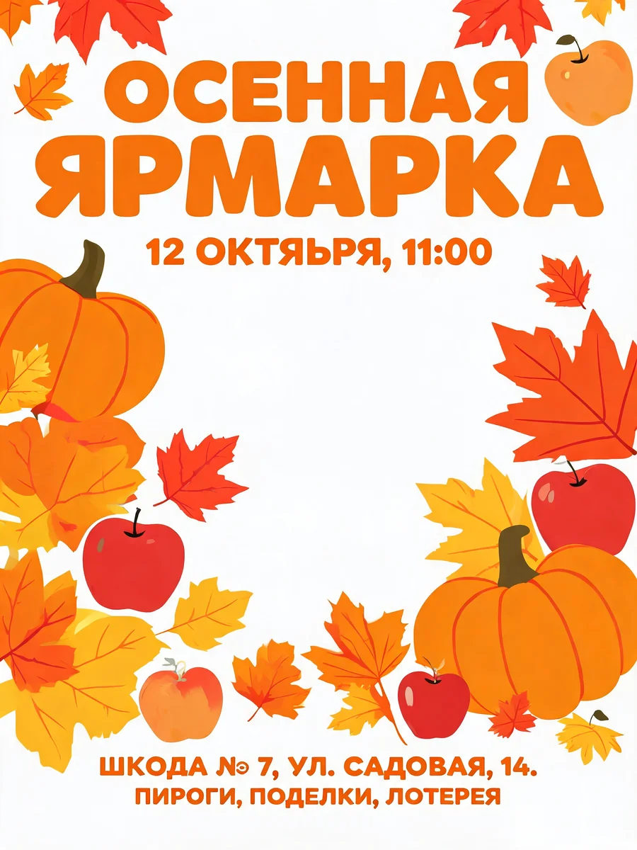 Афиша заглавными буквами с ошибками «ОКТЯЬРЯ» и «ШКОДА», Seedream 5.0 Lite