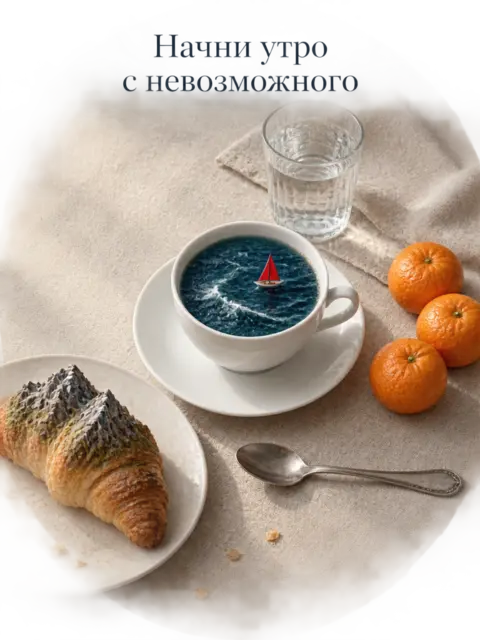 Реклама завтрака