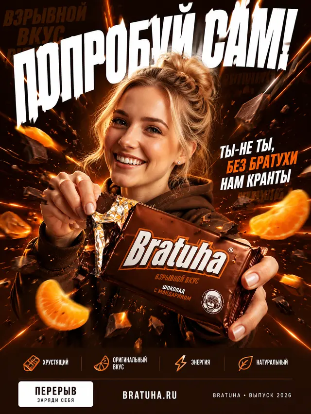 Реклама шоколада