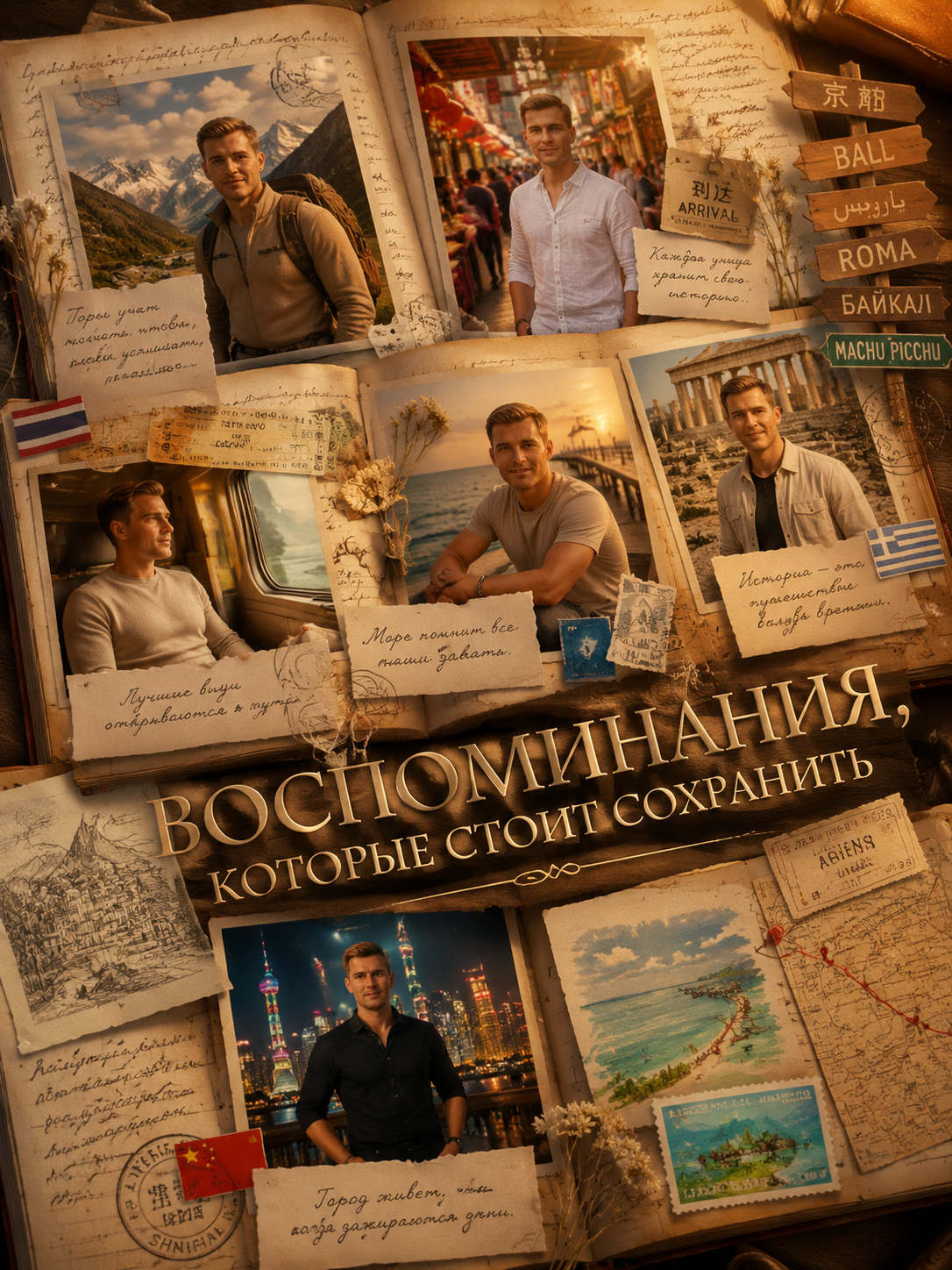 Рекламный постер для путешествий премиум-класса