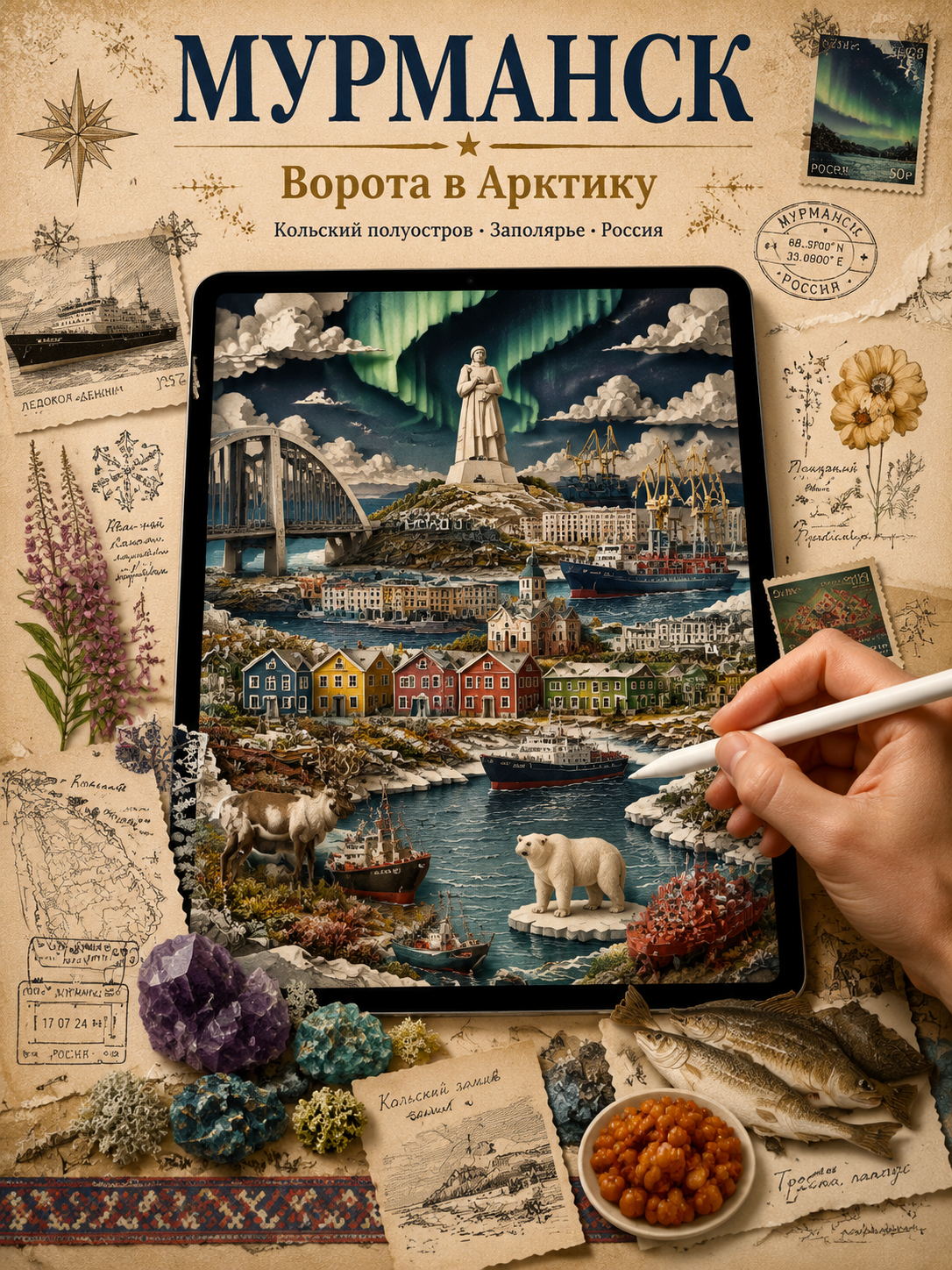 Туристический постер премиум-класса