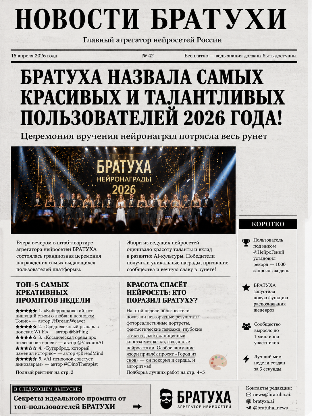 Газета "Новости Братухи"