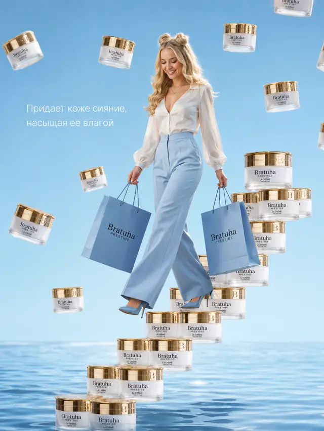 Рекламный постер крема