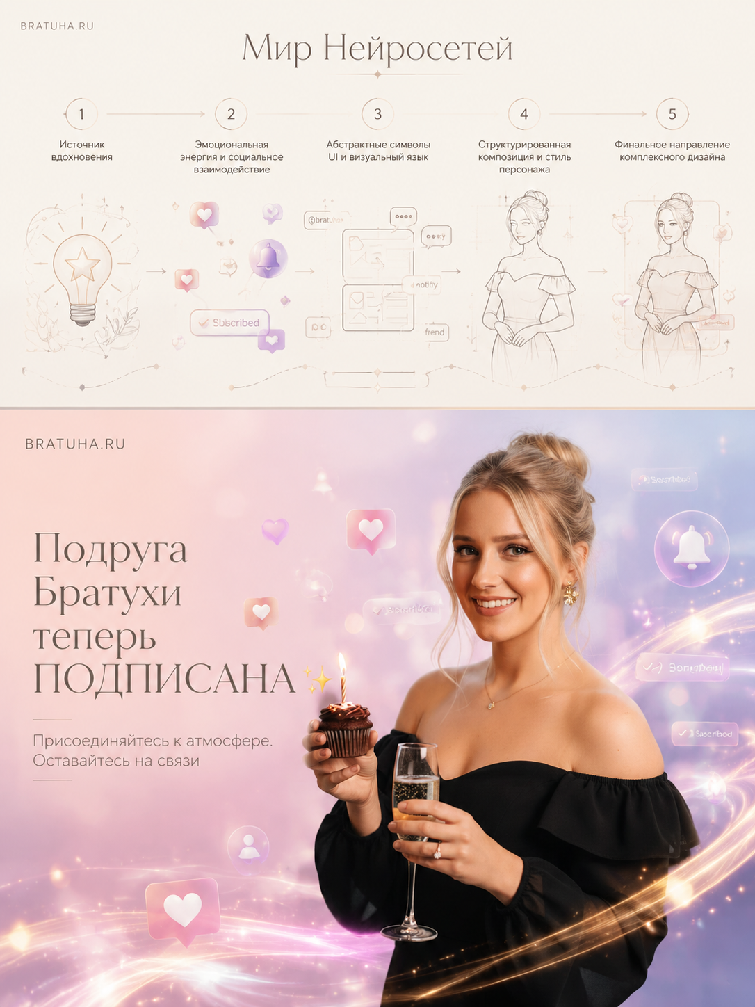 Постер со схемой процесса