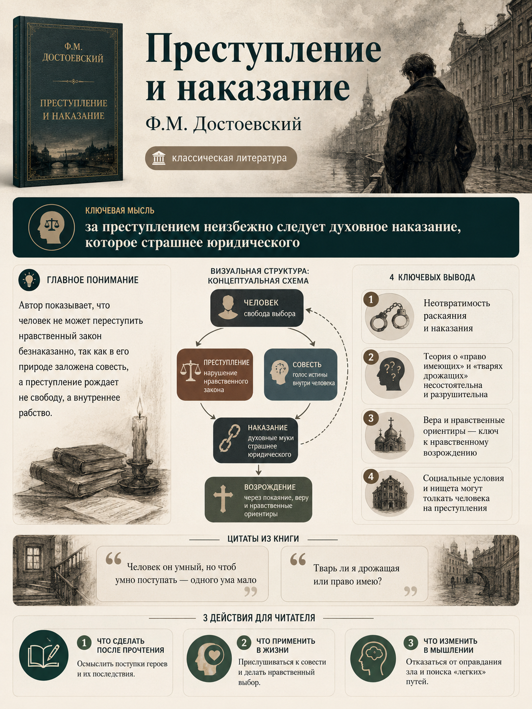 Инфографика-постер по книге