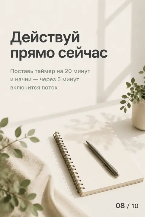 Карусель для соц. сетей "Как перехитрить прокрастинацию" (8)