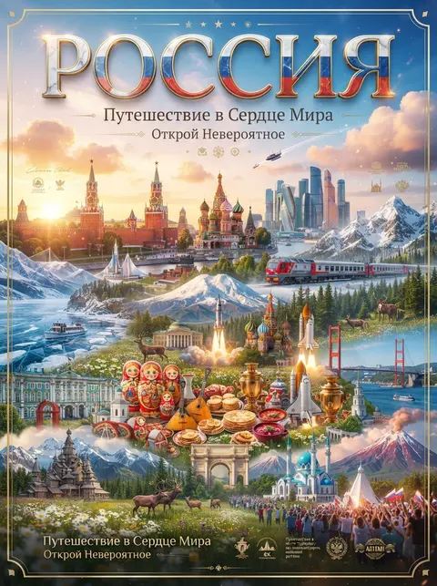 Тревел-постер России