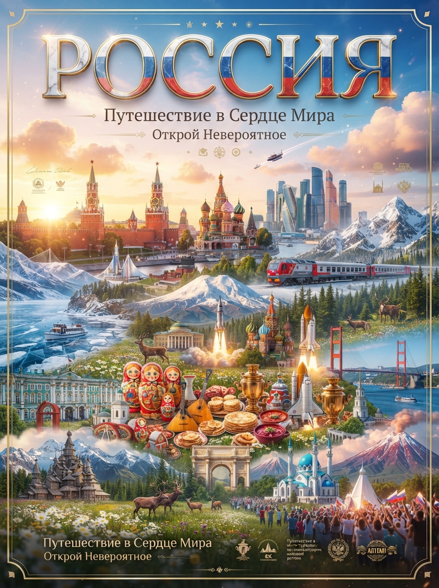 Тревел-постер России