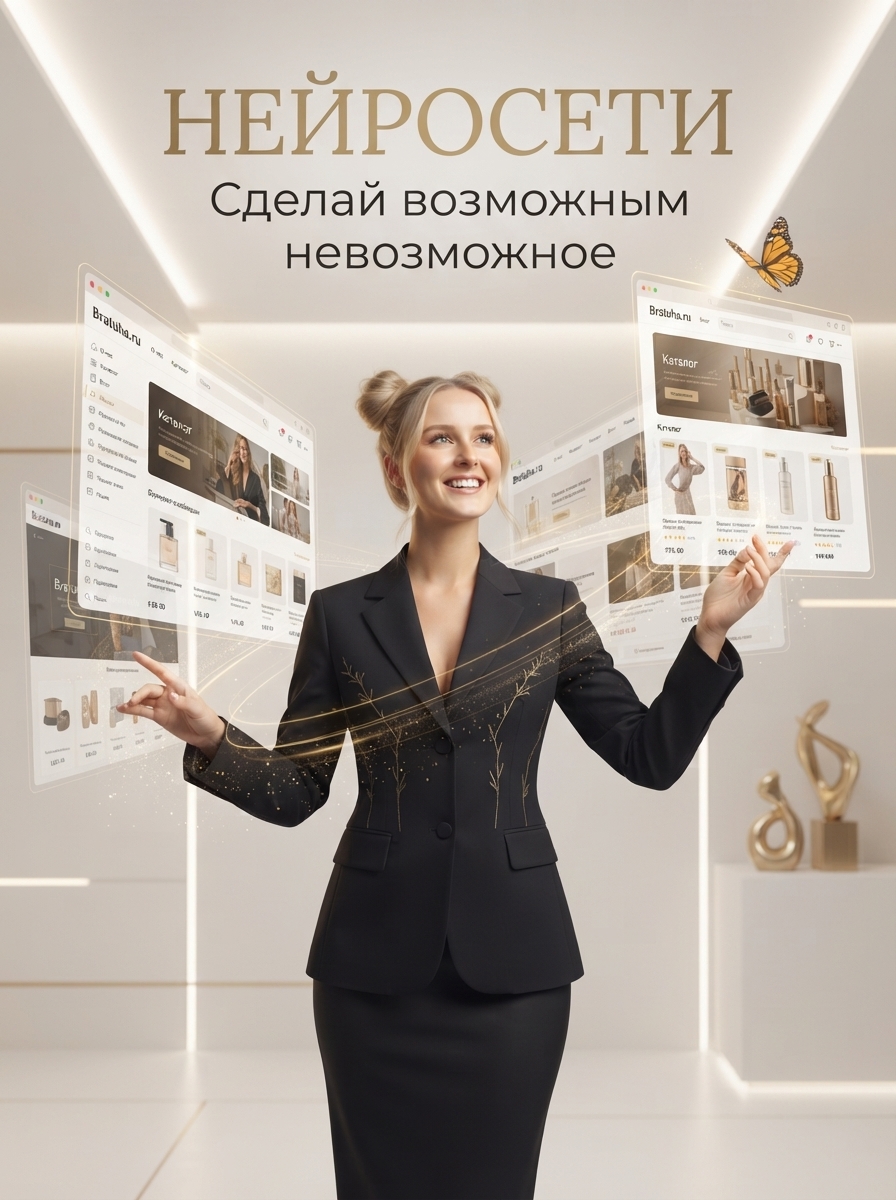 Женщина и виртуальная визуализация