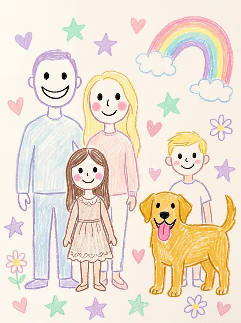 Рисунок мелками