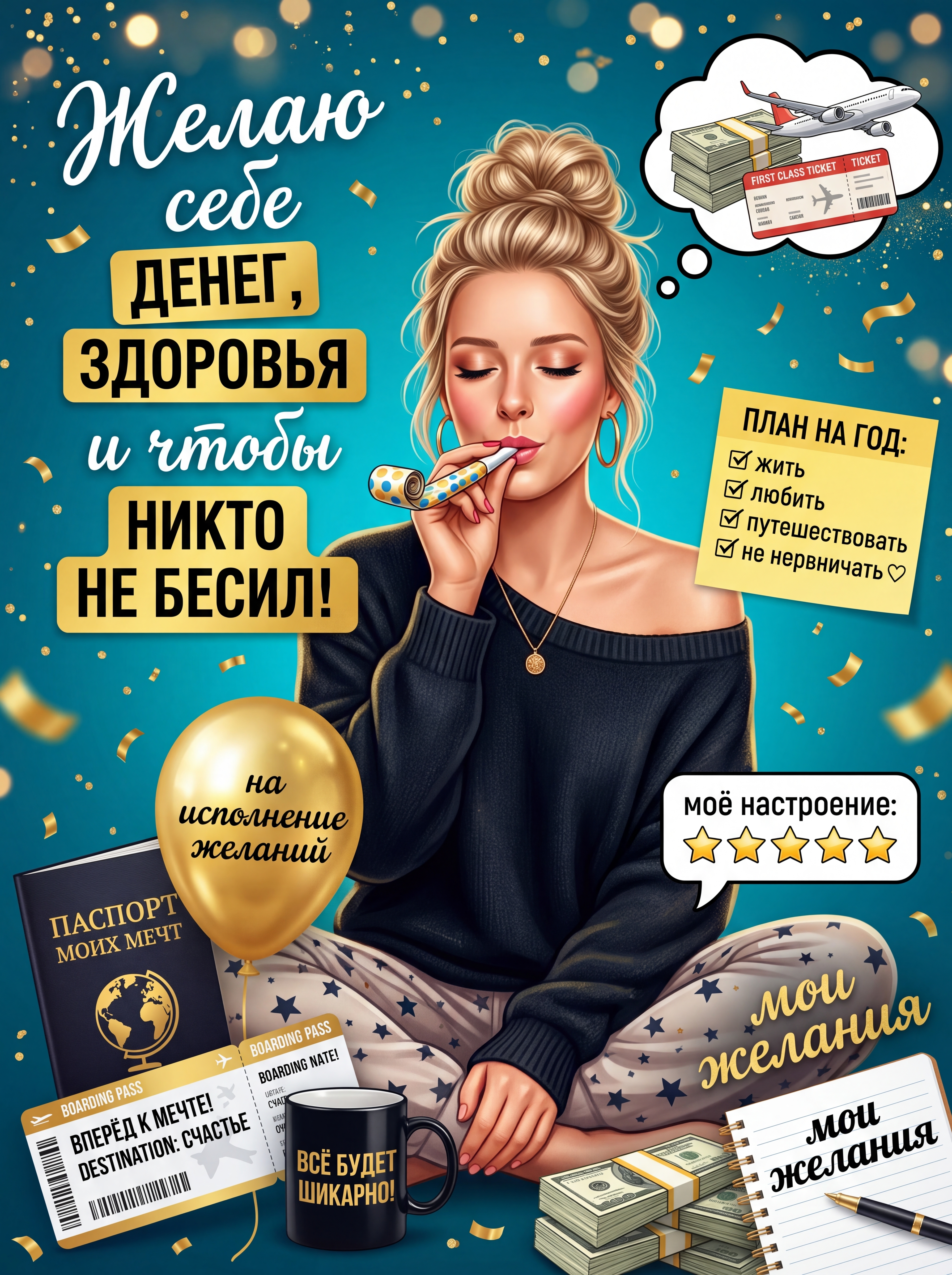 Постер с желаниями