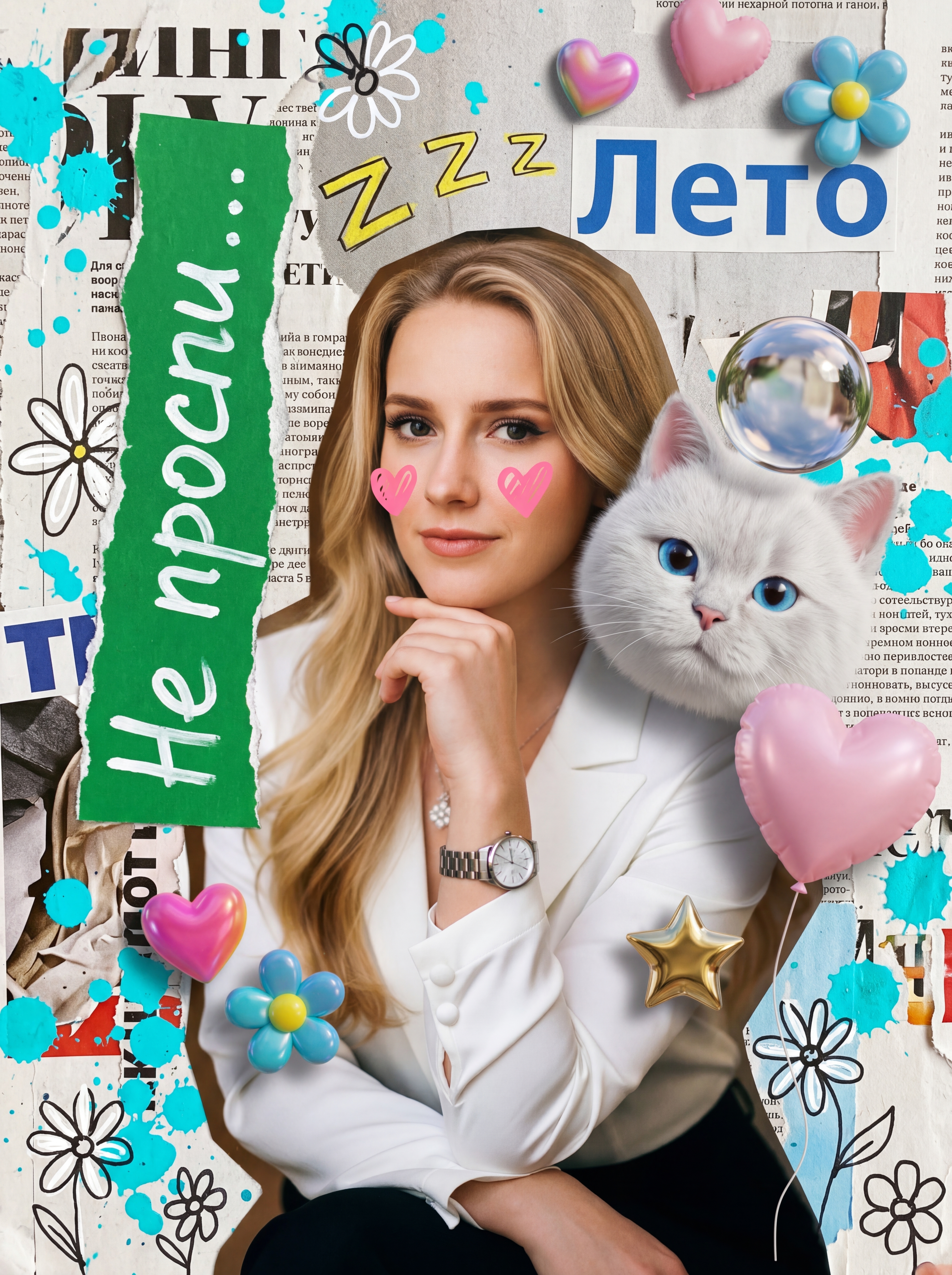 Коллаж: не проспи лето
