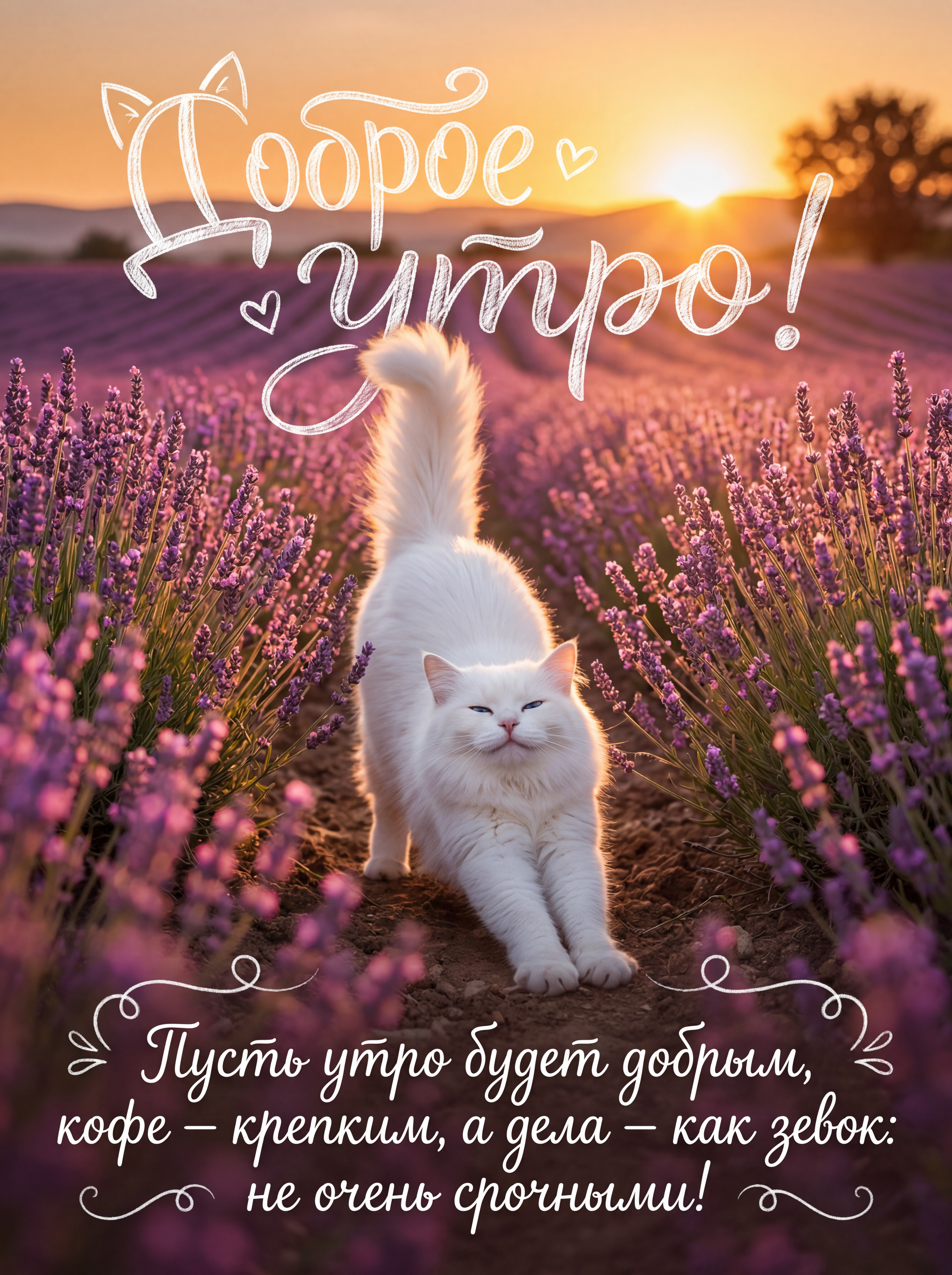 С добрым утром от вашего питомца