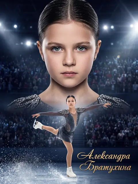 Спортивный плакат с именем спортсмена