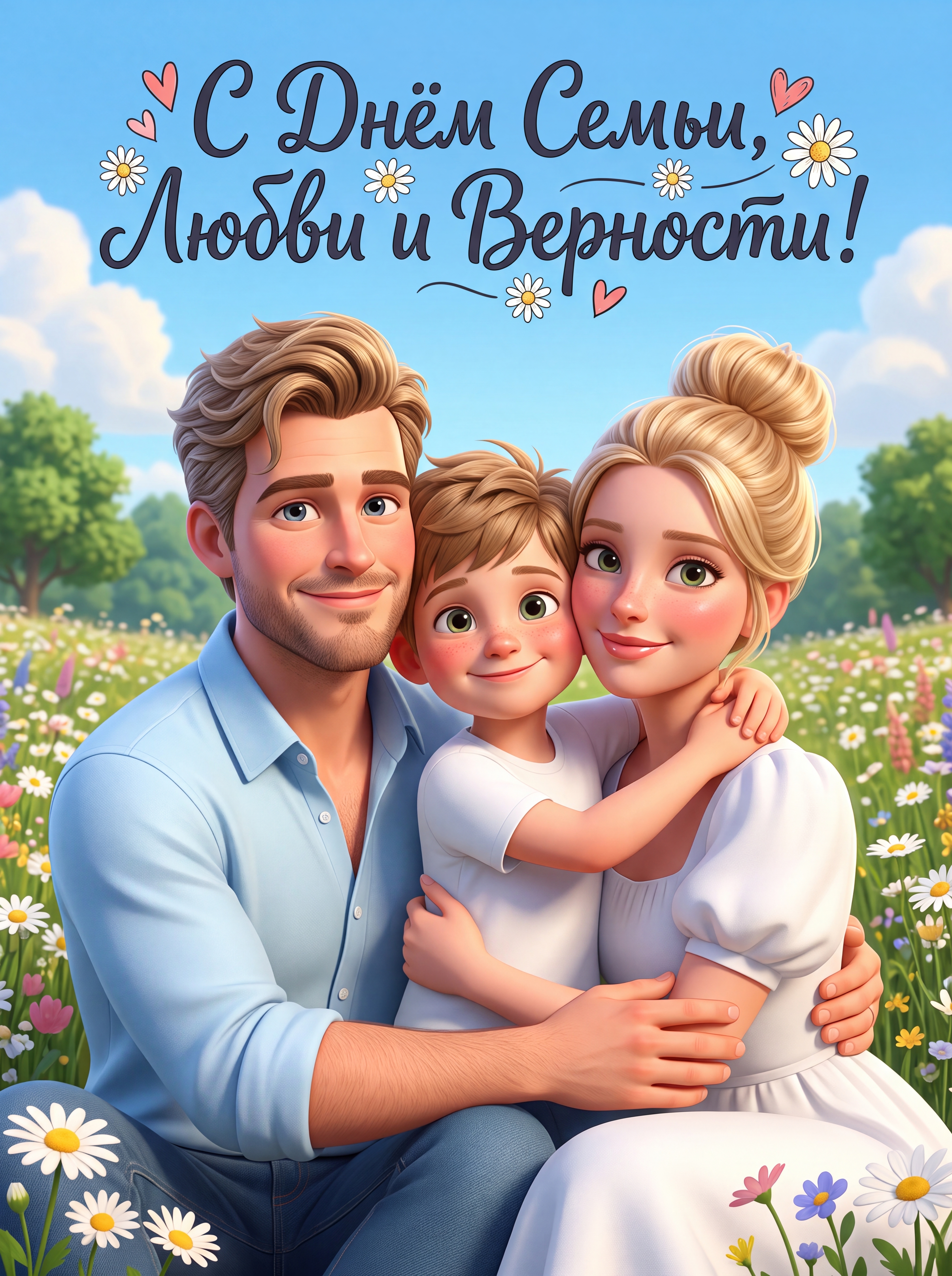 3д поздравление семейное