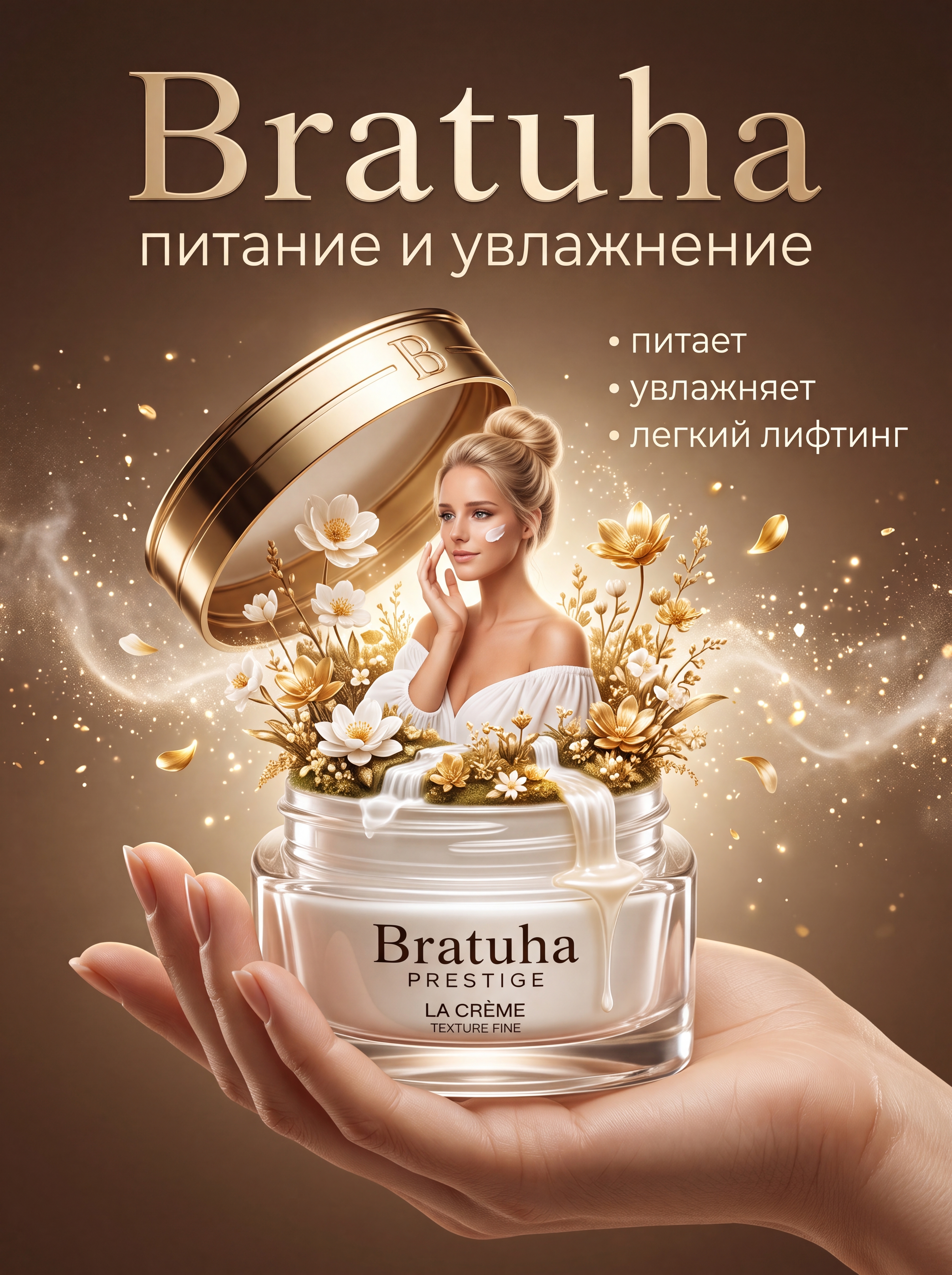 Рекламный постер крема