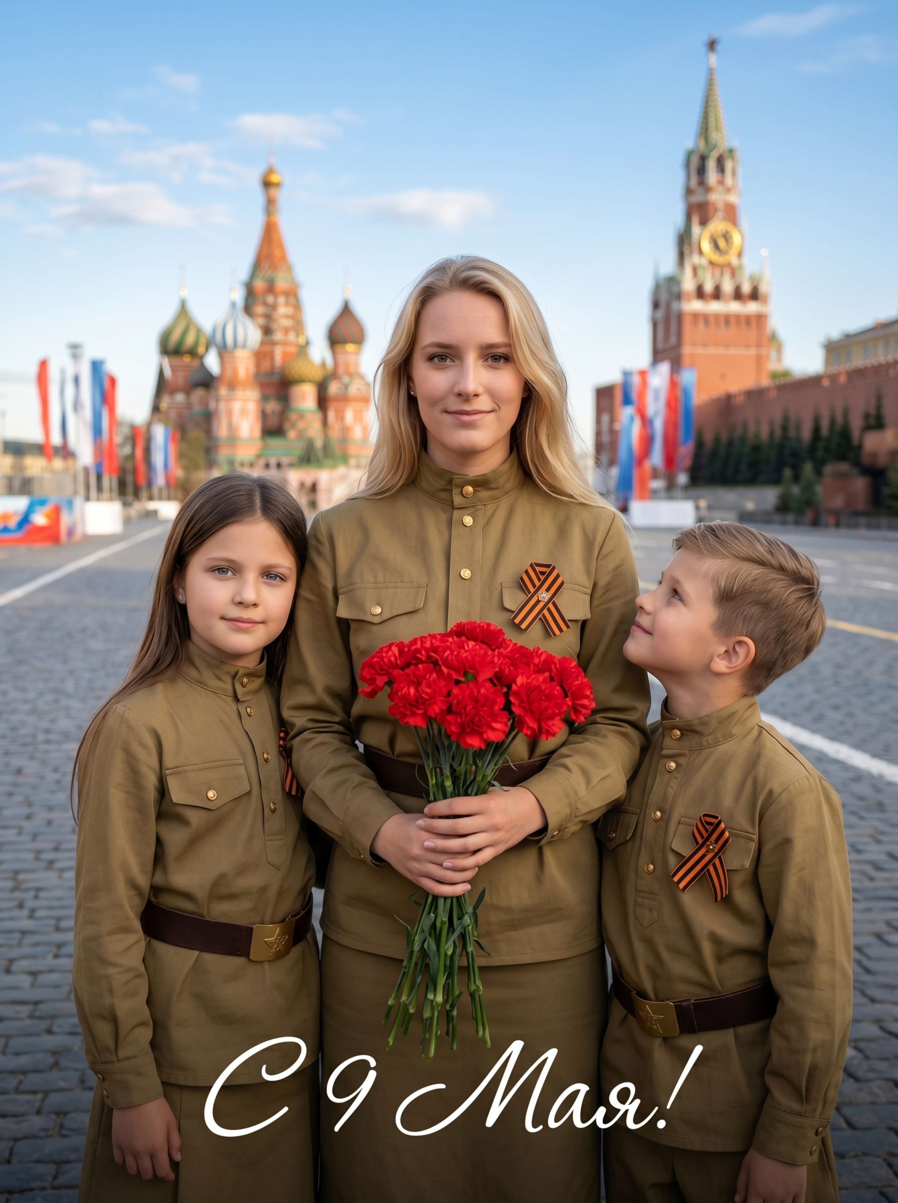 Семейное фото к 9 мая