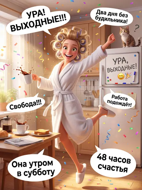 Юмористический постер в стиле 3D анимации