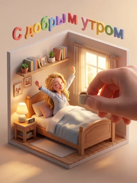 3D-диорама Pixar с типографикой