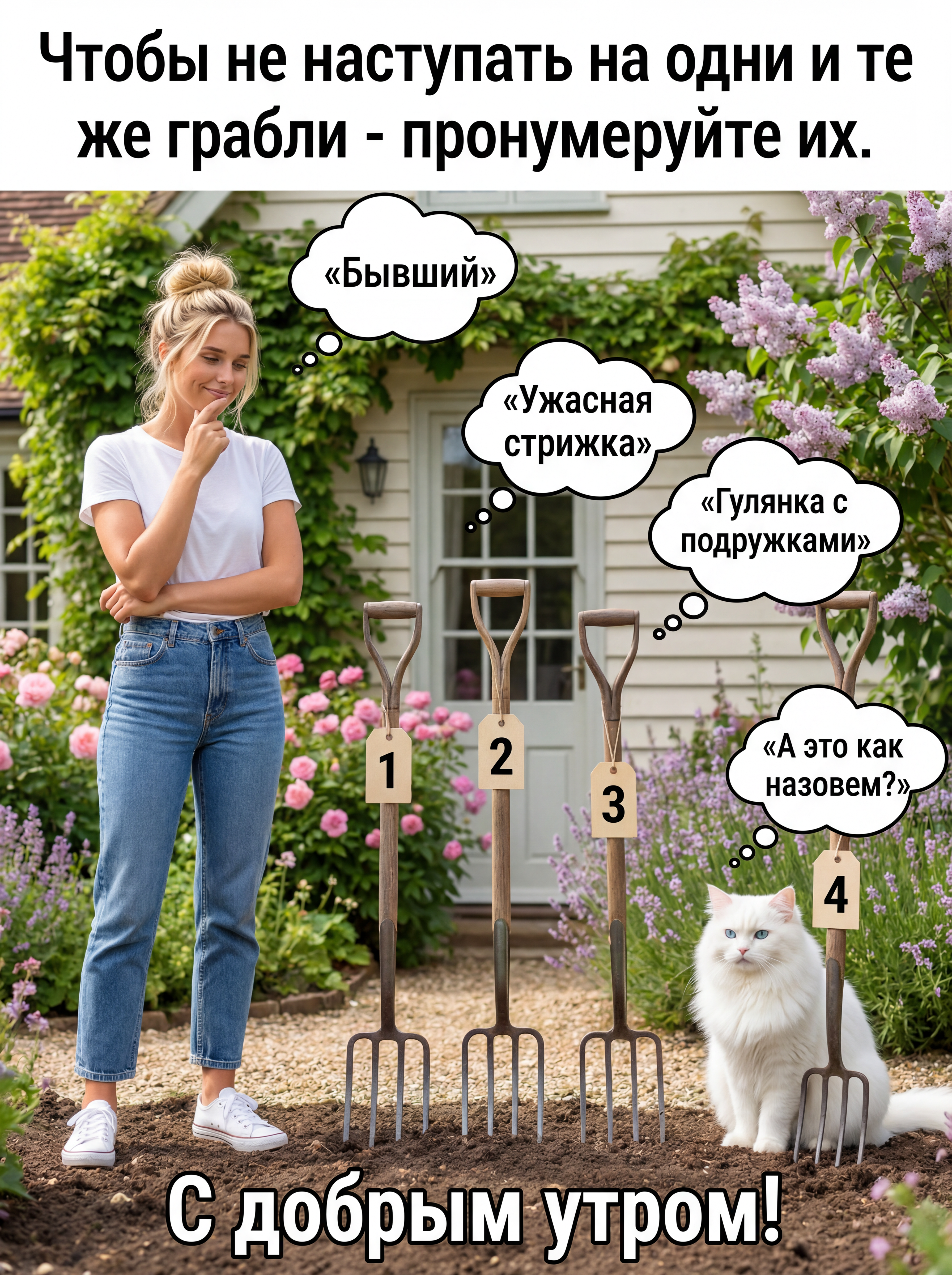 Фото с питомцем и надписями