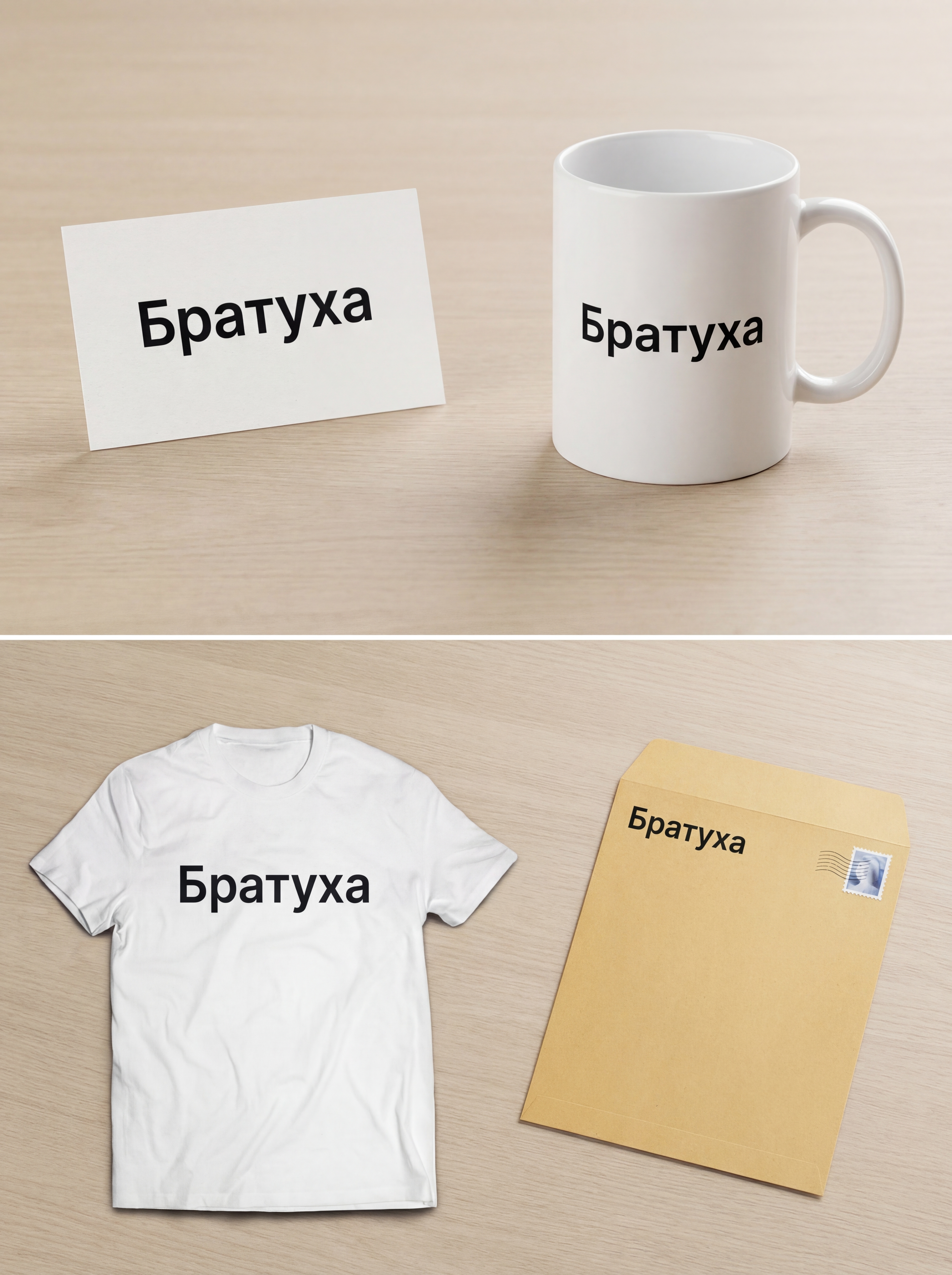 Логотип на мокапе