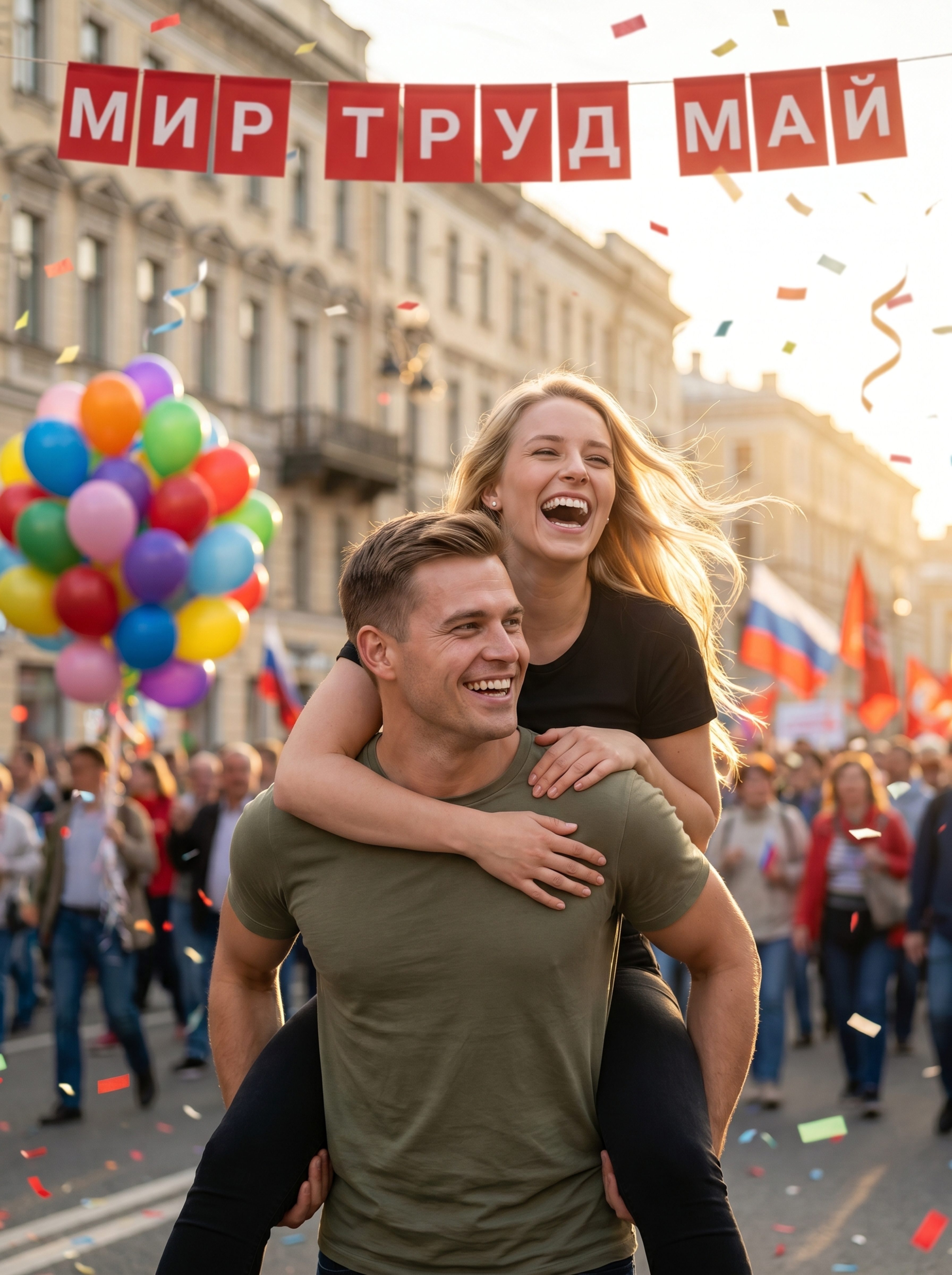 Парный портрет на 1 мая
