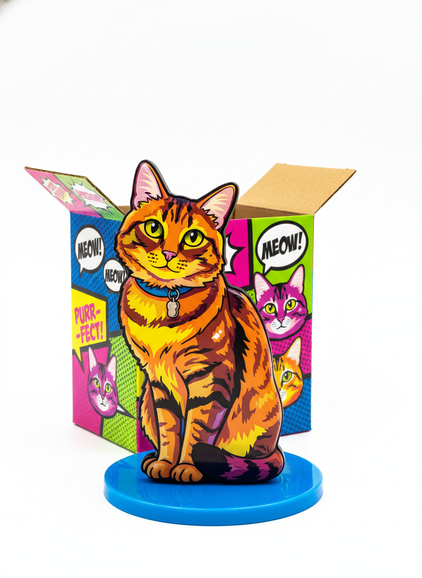 Котик-фигурка
