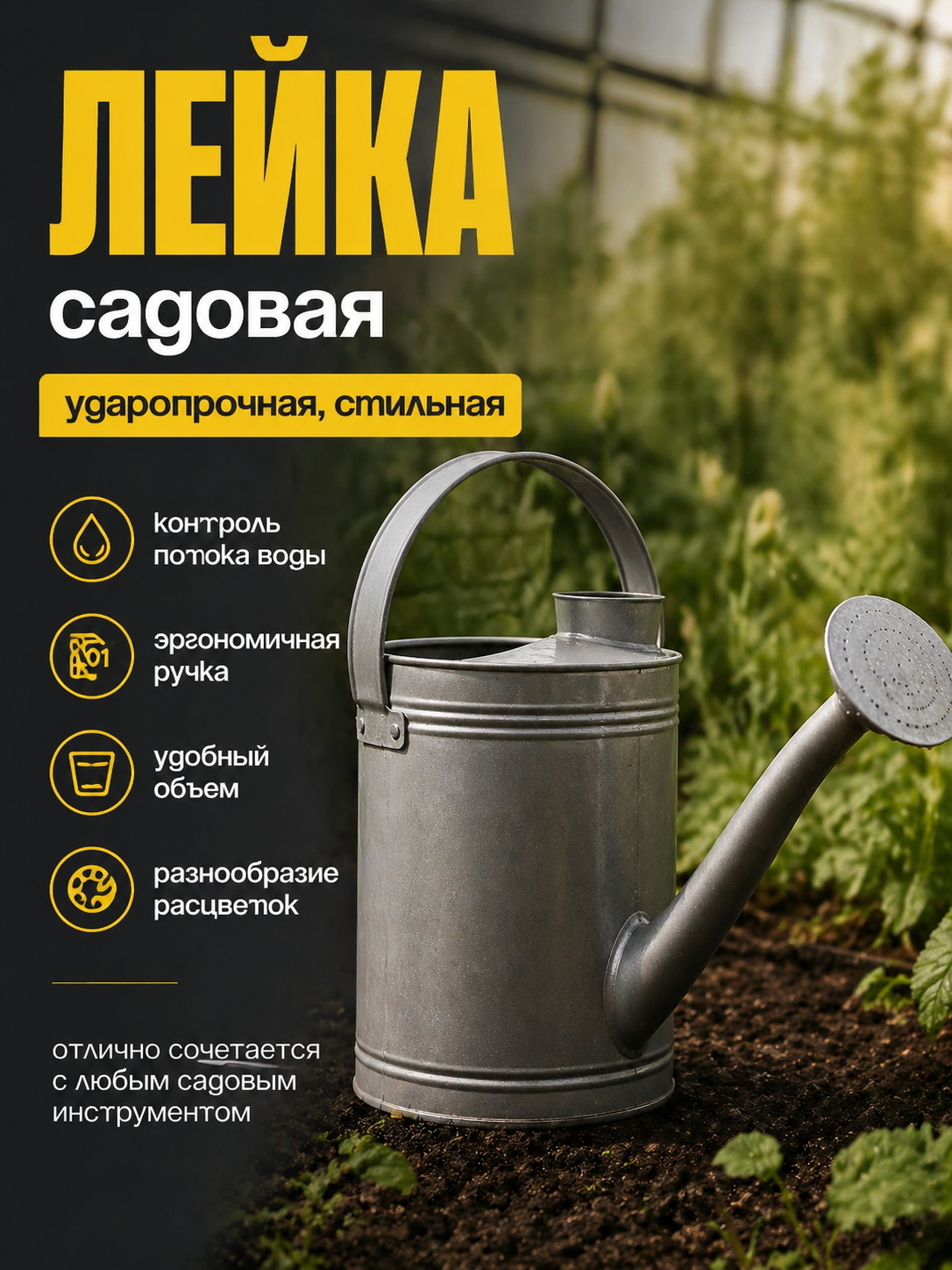 Лейка садовая