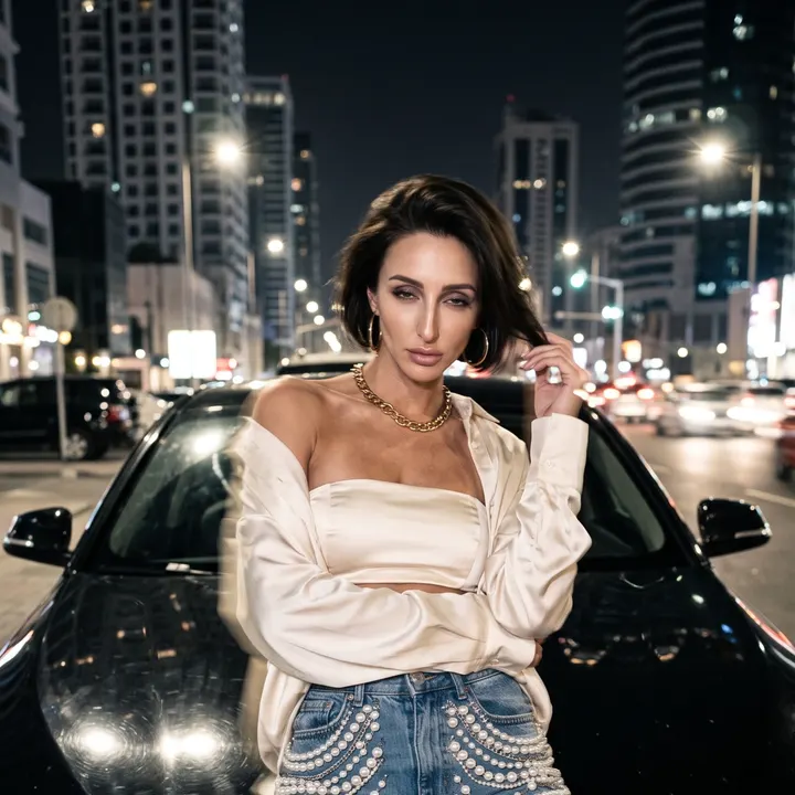 Дерзкий ночной look 😎✨️
